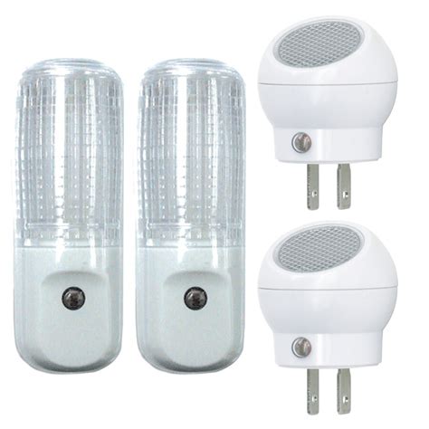 Style Selections 4 Pack White Led Night Lights With Auto Onoff At