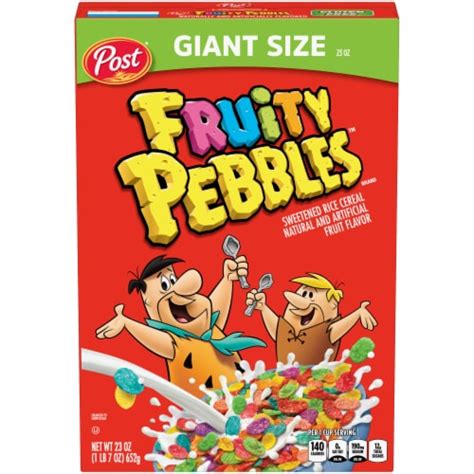 Post Fruity Pebbles Giant Size Cereal 23 Oz Jay C Food Stores