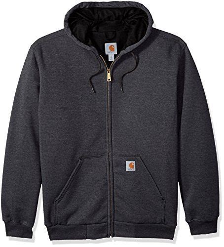 Carhartt Mens Rd Rutland Thermal Lined Hooded Zip Front Sweatshirt
