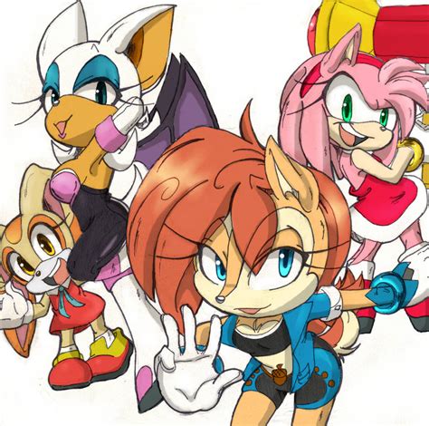 Sonic Girls By Credens Vita On Deviantart