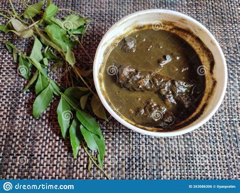Assamese Fish Curry Stock Photo Image Of Flower Salad