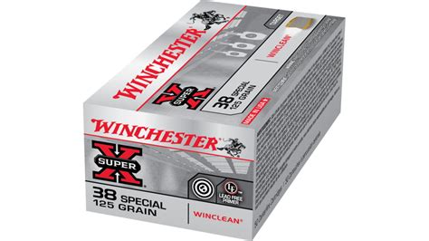 Winchester Super X Handgun 38 Special 125 Grain Winclean Enclosed Base Centerfire Pistol