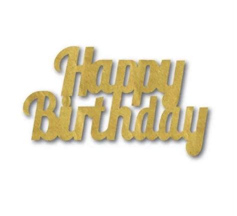 Jumbo Gold Happy Birthday Confetti Build A Birthday Nz