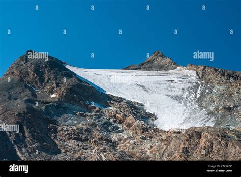 Basei Rocky Mountain Summit And Glacier Gran Paradiso National Park View From Nivolet Trail