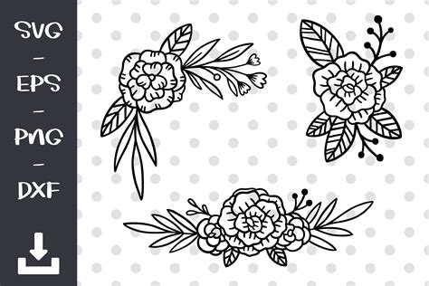 Flowers Stickers Svg