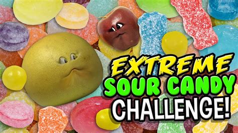 Annoying Orange Extreme Sour Candy Challenge Youtube