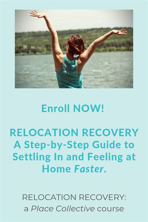Enroll Now In Relocation Recovery If Youre Ready To Settle In And Feel