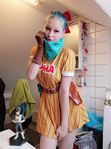 Self My Bulma Brief Cosplay Came In And I Did A Costest With My Own