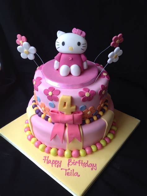 Hello Kitty Cakes Decoration Ideas Little Birthday Cakes