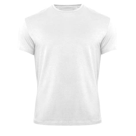Camiseta Básica Algodão Com Elastano Premium Branca Mens Design