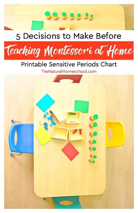 5 Decisions To Make Before Teaching Montessori At Home Printable