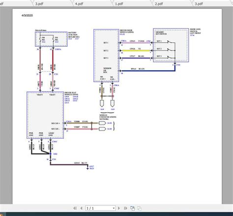 Ford Explorer 2020 Electrical Wiring Diagram