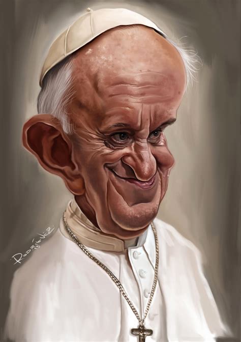 Maxi Rodríguez Caricaturas Caricatura Papa Francisco