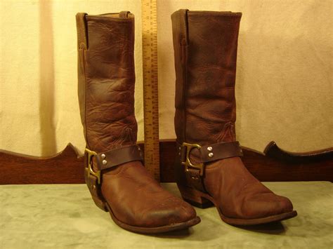 Original Distressed Leather Boulet Civil War Boots By Metaltolace