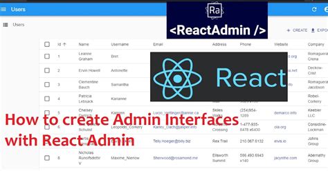 How To Create Admin Interfaces With React Admin And Json Server Data For React Admin Tutorial