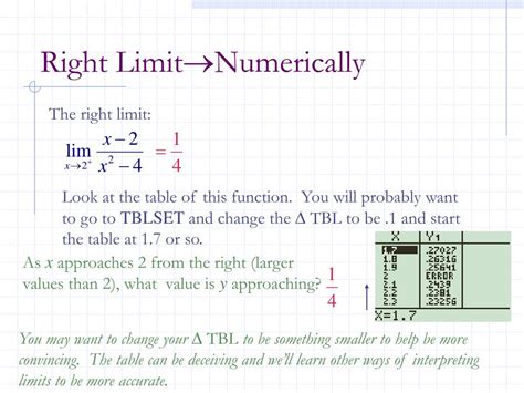 PPT - 1.2 Finding Limits Graphically & Numerically PowerPoint Presentation - ID:660598