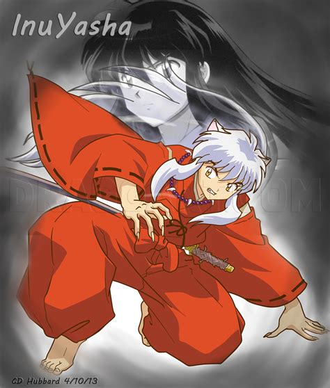 How To Sketch Inuyasha Step By Step Drawing Guide By Catlucker