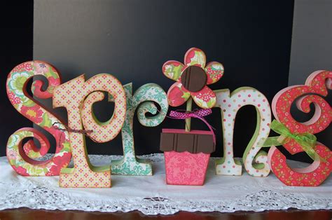 Spring Wooden Letters Archives Pink Polka Dot Creations