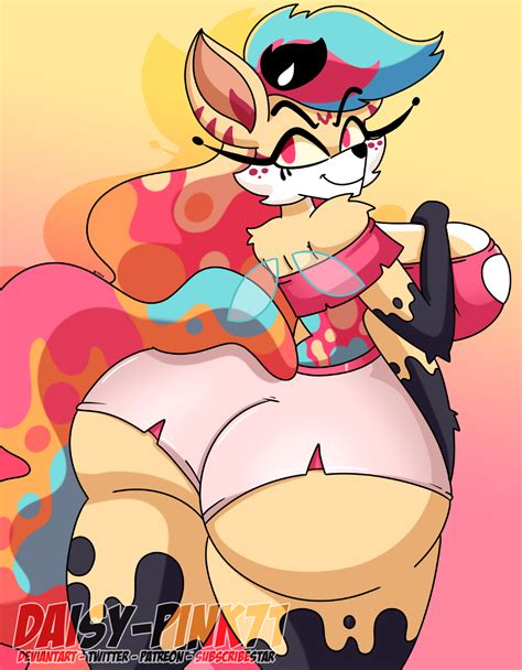 Rule 34 Anthro Bubble Butt Commission Daisy Pink71 Furry Helluva Boss