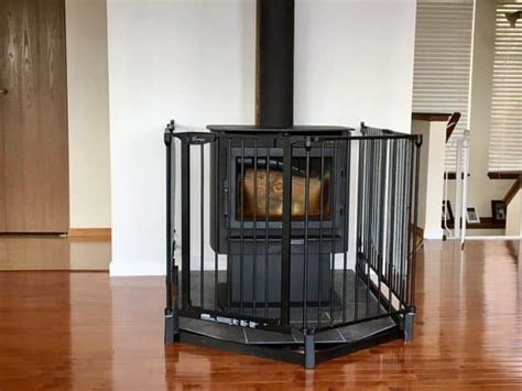 Fireplace Gate Raising A Baby Gate For Fireplace Safety