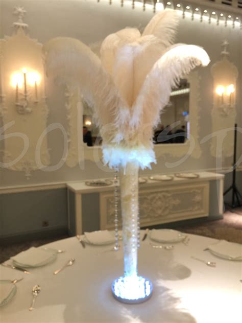 Off White Ostrich Feather Hire So Lets Party