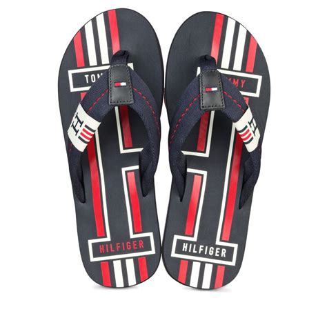 Tommy hilfiger watches, clothes jeans and shoes on sale. Tommy Hilfiger blauw met rode teenslippers voor mannen uit ...