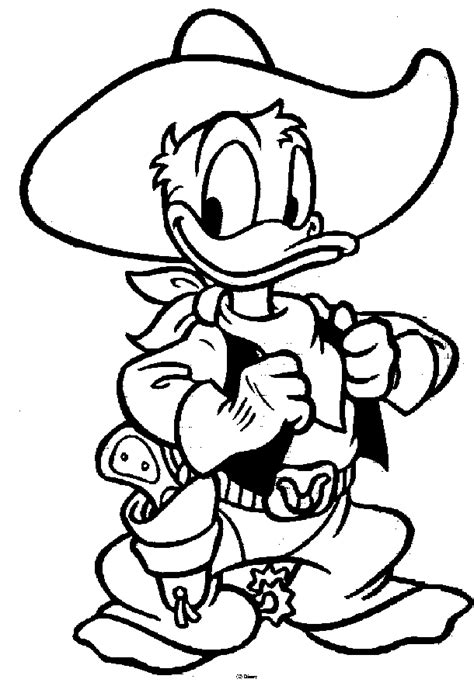 Donald Duck Coloring Page Disney Coloring Page