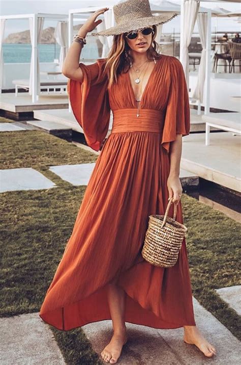Boho Outfit Bohemian Style Maxi Dress Boho Dresses Long Boho Dress
