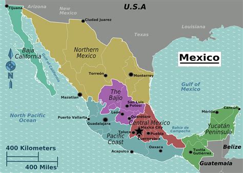 Filemexico Regions Mappng