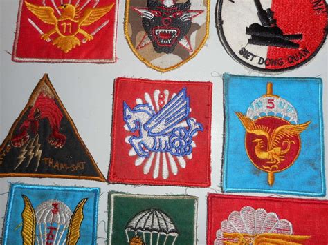 Arvn Airborne South Vietnam War Patches Patch Lot Of 9