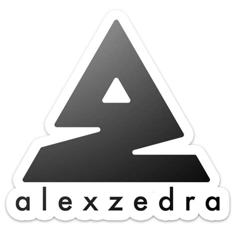 Icon Sticker Black Alex Zedra