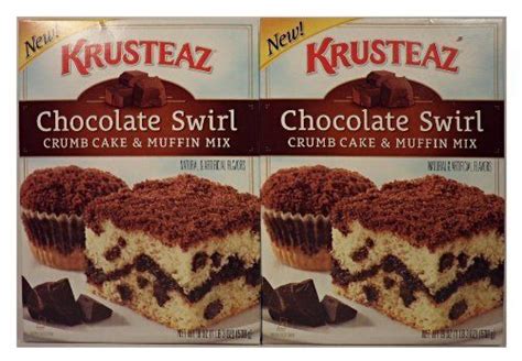 Krusteaz Chocolate Swirl Crumb Cake And Muffin Mix 19 Oz Box 2 Pack