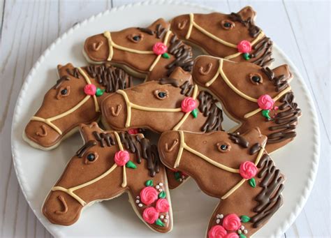 Horse Sugar Cookies Horse Party Horse Lover T Horse Etsy