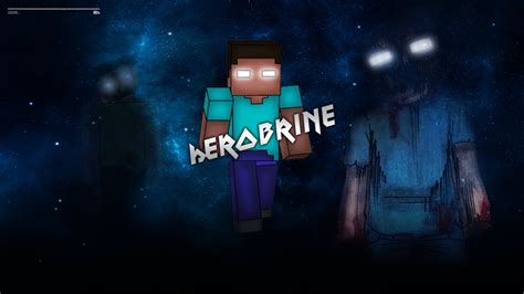 Download Awesome Minecraft Herobrine Background By Mazzamazzotti By