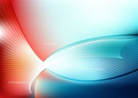Abstract Shiny Red White And Blue Background