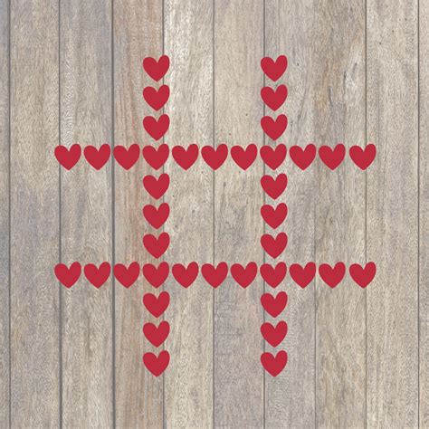 Create A Valentine Tic Tac Toe Svg Free For Your Valentine