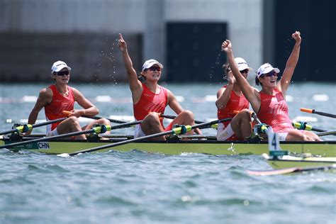 Team China Win Rowing Womens Quadruple Sculls Gold Cgtn