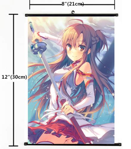 Hot Anime Sword Art Online Wall Poster Scroll Home Decor Cosplay 1424