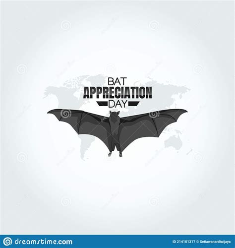 Vector Graphic Of Bat Appreciation Day Good For Bat Appreciation Day