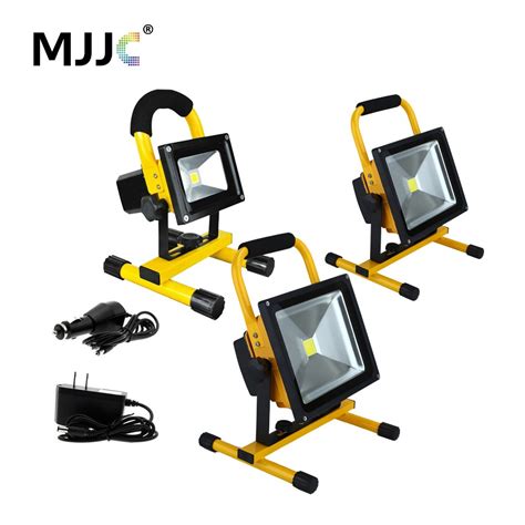 Led Work Light Rechargeable Floodlight 10w 20w 30w 50w Portable Camping