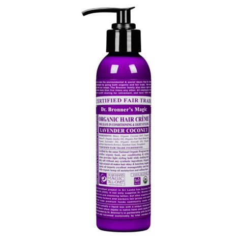 These sprays and creams will help you get your softest, shiniest locks yet. Dr. Bronner Organic Leave-In Hair Conditioner and Style ...
