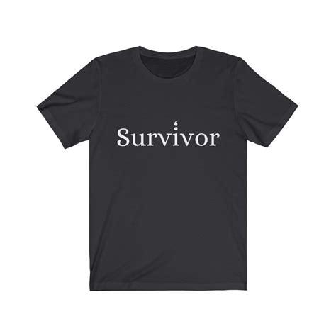 Survivor Unisex Man And Womens T Shirt White Etsy