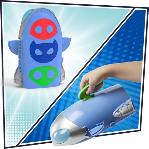 Pj Masks 2 In 1 Hq Playset Headquarters And Rocket Preschool Toy For