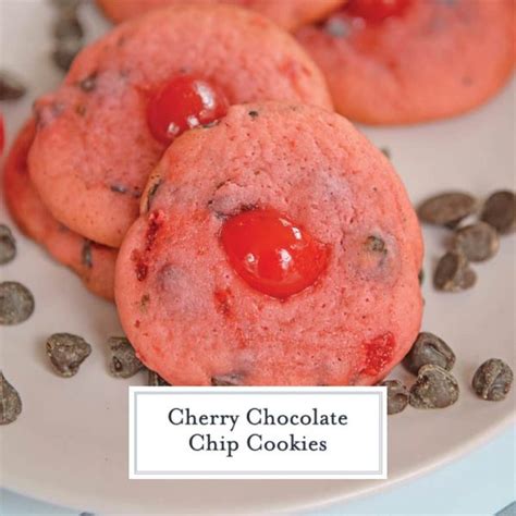 Cherry Chocolate Chip Cookies Recipe Homemade Cookie Recipe