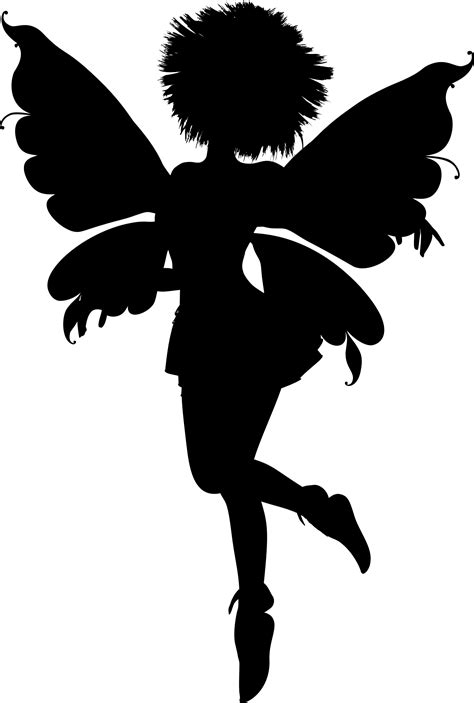 Fairy Silhouette Autocad Dxf Tooth Fairy Png Download 14842204