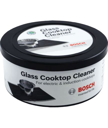 Cleaning each one is going to take a. Bosch Glass Cooktop Cleaner For electric & induction ...