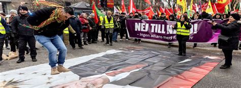 Protest In Stockholm Draw Condemnation From Turkey Post Courier
