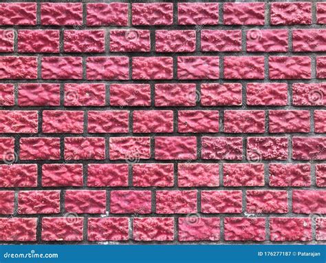 Red Brick Blocks Wall Texture Background Stock Image Image Of Block