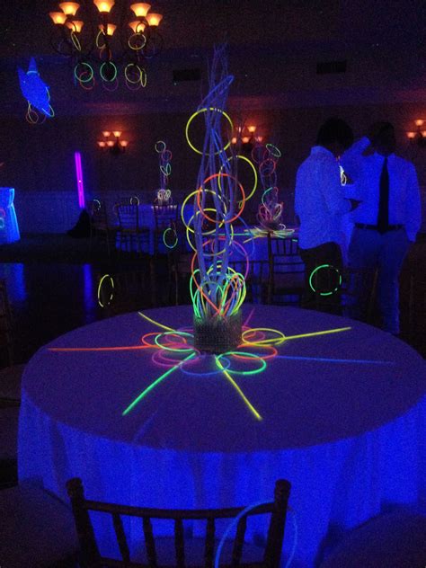 Sweet 16 Black Light Party Party Decoration Ideas Glow Party Glow