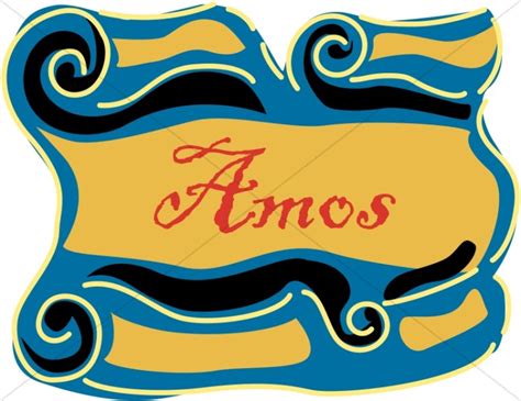 Amos Scroll Books Of The Bible Word Art
